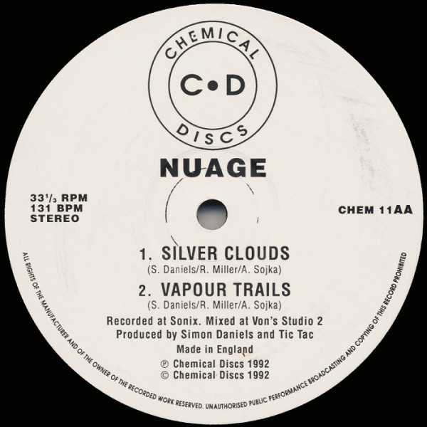 Nuage - Trippin' Out | Chemical Discs (CHEM 11) - 2
