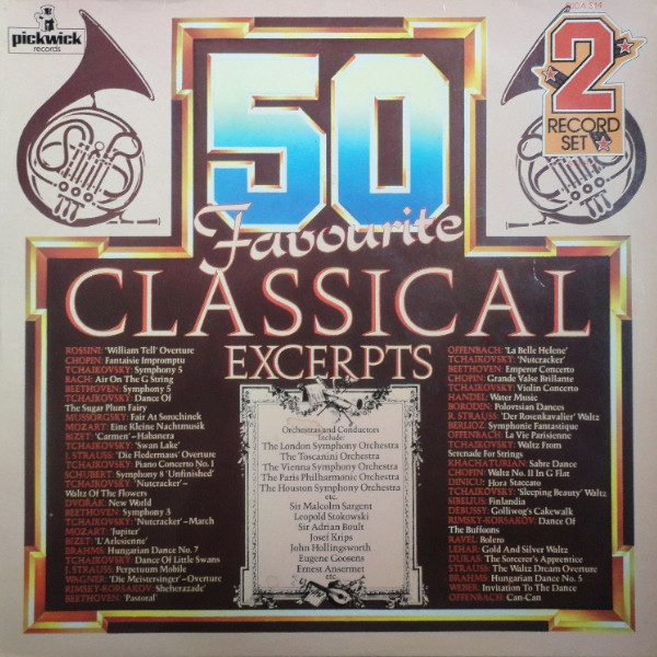 Various - 50 Favourite Classical Excerpts | Pickwick Records (50 DA 314)