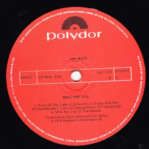 The Who - Who Are You | PGP RTB (LP 5940) - 4