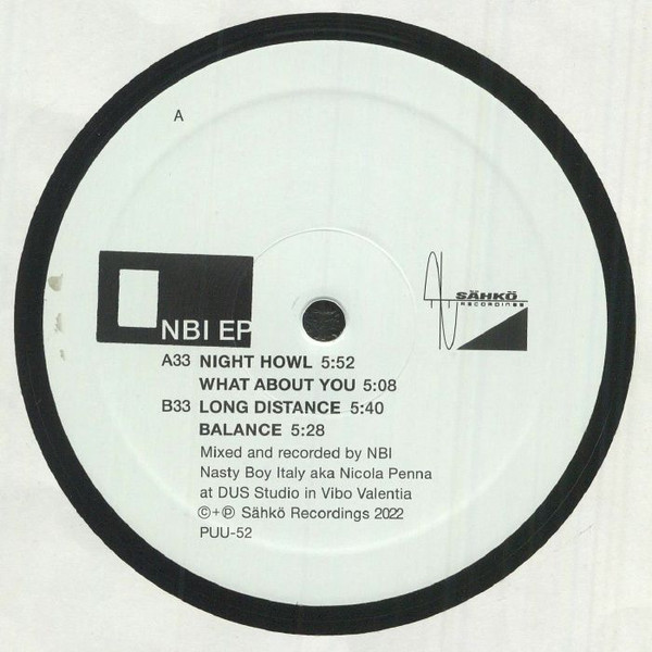 Nasty Boy - NBI EP | Puu (PUU-52)