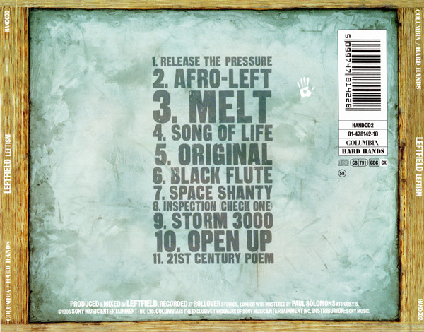 Leftfield - Leftism | Hard Hands (HANDCD2) - 2