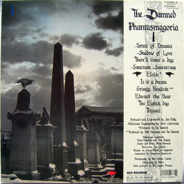 The Damned - Phantasmagoria | MCA Records (252 988-1) - 2