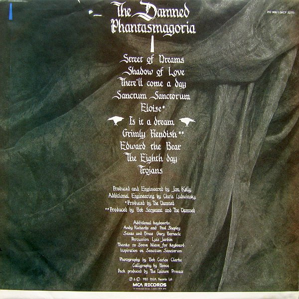 The Damned - Phantasmagoria | MCA Records (252 988-1) - 4