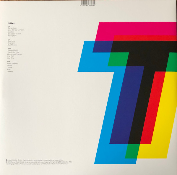New Order / Joy Division - Total From Joy Division To New Order LP | Warner Music (0190295663841) - 2