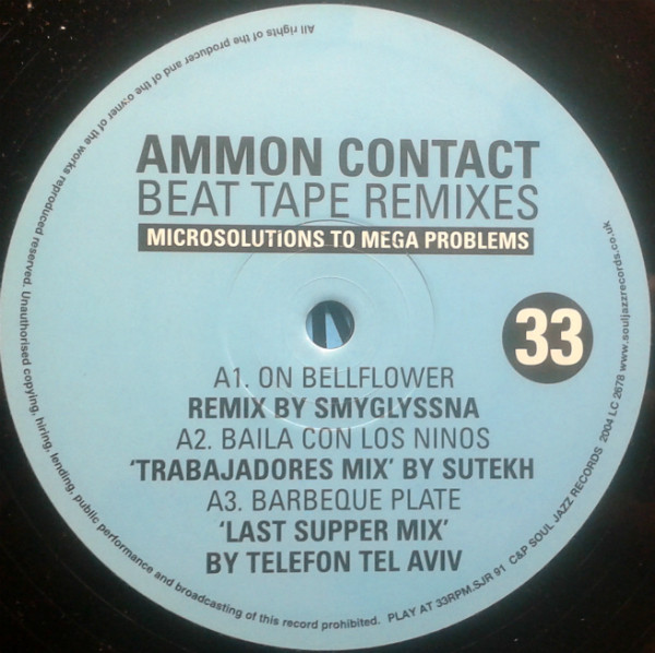 AmmonContact - Beat Tape Remixes | Microsolutions To Megaproblems (SJR 091-12) - 3