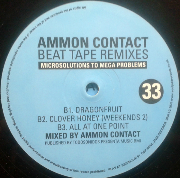 AmmonContact - Beat Tape Remixes | Microsolutions To Megaproblems (SJR 091-12) - 4