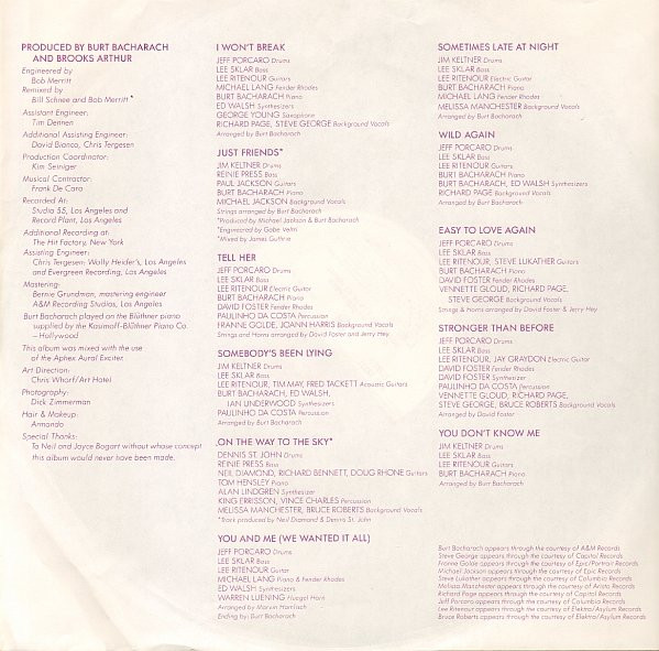 Carole Bayer Sager - Sometimes Late At Night | The Boardwalk Entertainment Co (NB1 33237) - 4 Carole Bayer Sager - Sometimes Late At Night | The Boardwalk Entertainment Co (NB1 33237) - 4