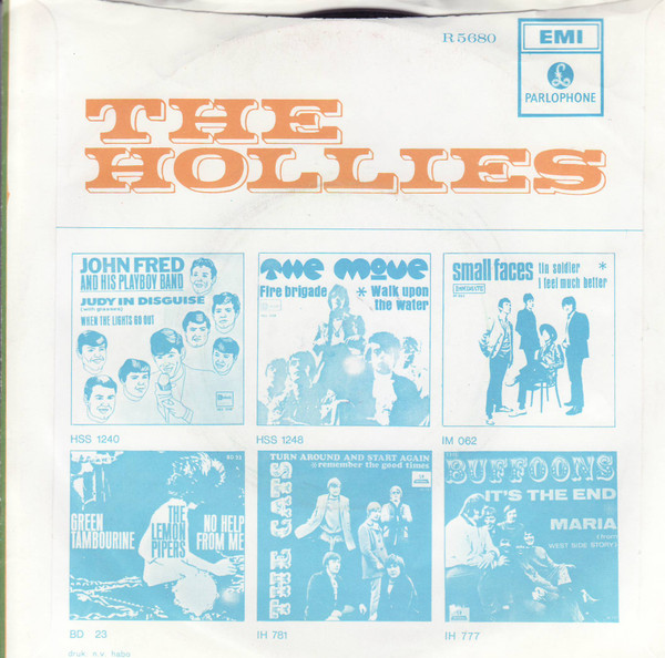 The Hollies - Jennifer Eccles | Parlophone (R 5680) - 2 The Hollies - Jennifer Eccles | Parlophone (R 5680) - 2
