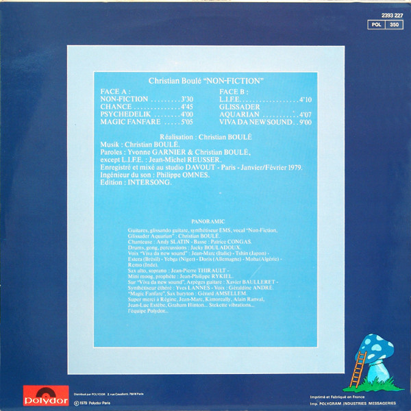 Christian Boulé - "Non-Fiction" | Polydor (2393 227) - 2 Christian Boulé - "Non-Fiction" | Polydor (2393 227) - 2