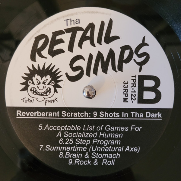 Tha Retail Simps - Reverberant Scratch: 9 Shots In Tha Dark [Vinyl] | Total Punk (TPR-122) - 4