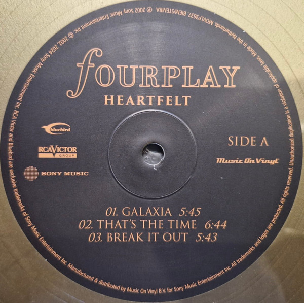 Fourplay - Heartfelt | Music On Vinyl (MOVLP3647) - 3