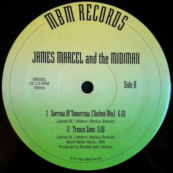 James Marcel And The Midimax - Sorrow Of Tomorrow | MBM Records (MB 1003) - 2 James Marcel And The Midimax - Sorrow Of Tomorrow | MBM Records (MB 1003) - 2