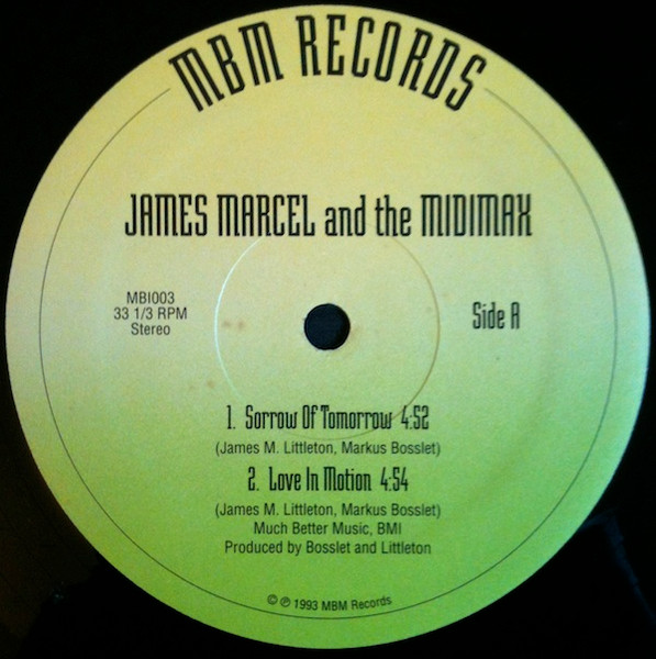 James Marcel And The Midimax - Sorrow Of Tomorrow | MBM Records (MB 1003) - main James Marcel And The Midimax - Sorrow Of Tomorrow | MBM Records (MB 1003) - main