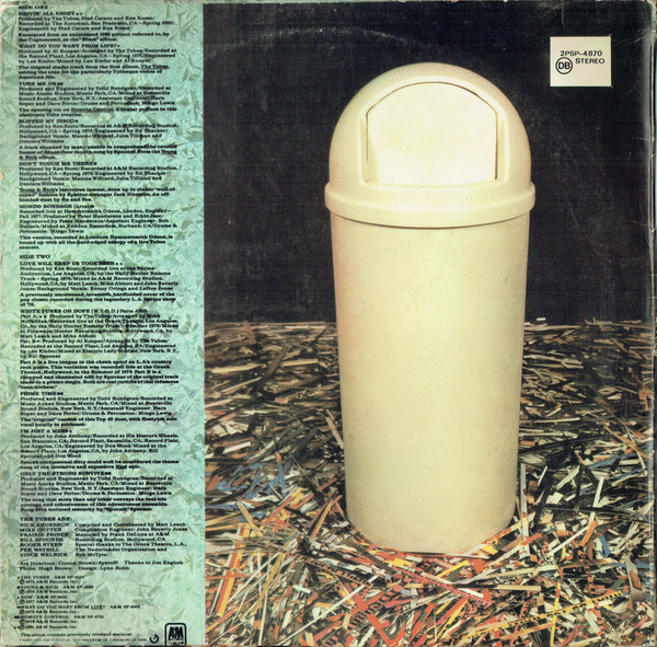 The Tubes - T.R.A.S.H. (Tubes Rarities And Smash Hits) | A&M Records (2PSP-4870) - 2