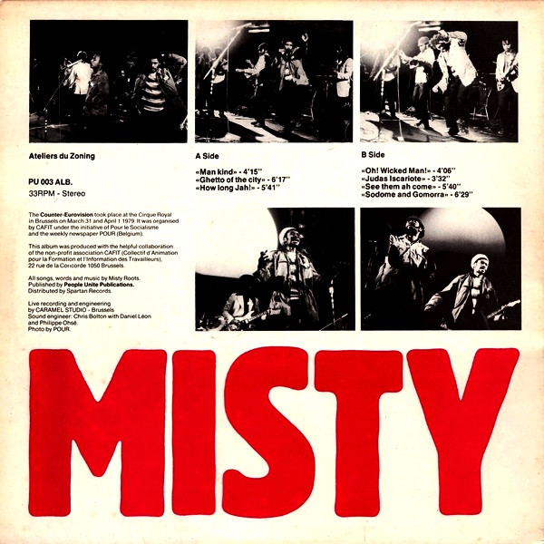 Misty In Roots - Live At The Counter Eurovision 79 | People Unite (PU 003 ALB) - 2 Misty In Roots - Live At The Counter Eurovision 79 | People Unite (PU 003 ALB) - 2