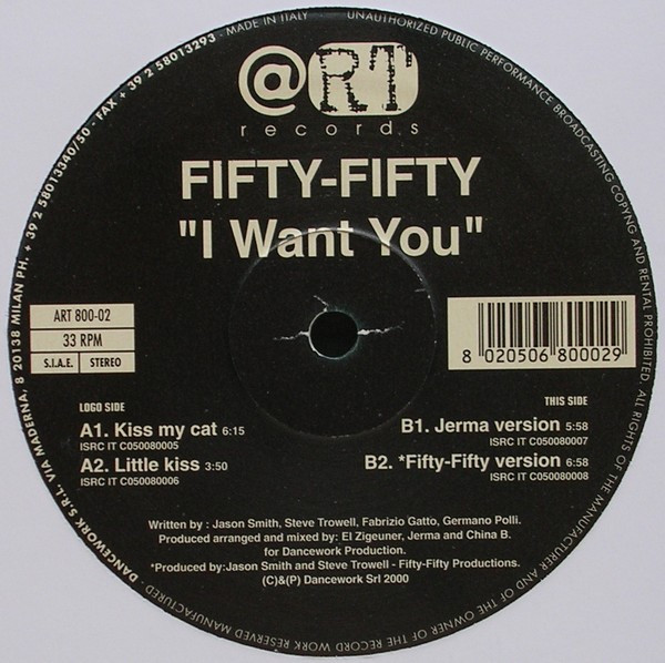 Fifty Fifty - I Want You | Art Records (ART 800-02) - 3 Fifty Fifty - I Want You | Art Records (ART 800-02) - 3
