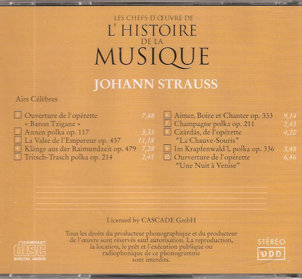 Johann Strauss Jr. - Airs Célèbres | e.f.s.a. (009) - 3