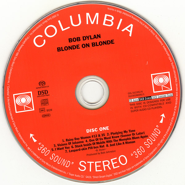 Bob Dylan - Blonde On Blonde | Columbia (512352 6) - 4 Bob Dylan - Blonde On Blonde | Columbia (512352 6) - 4