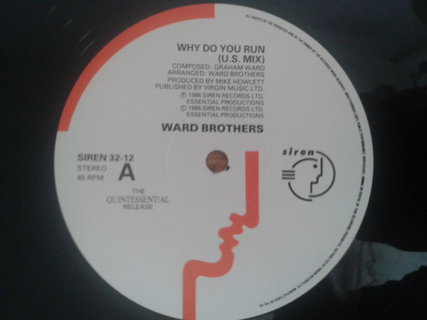 The Ward Brothers - Why Do You Run? | Siren (SIREN 32-12) - 2
