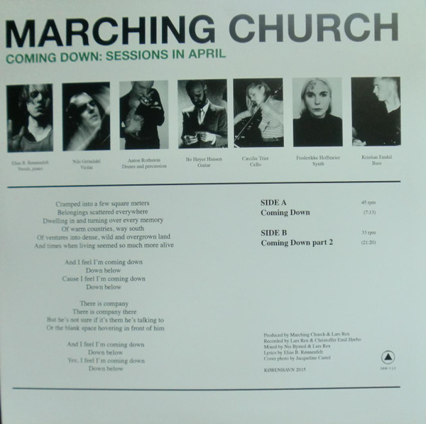 Marching Church - Coming Down: Sessions In April | Sacred Bones Records (SBR152) - 2