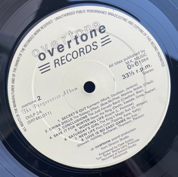 Various - Overtone 2 - The Progressive Album | Overtone Records (OVLP 2) - 2 Various - Overtone 2 - The Progressive Album | Overtone Records (OVLP 2) - 2