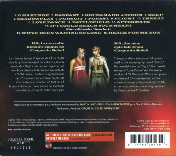 Cirque Du Soleil - KÀ [CD] | Cirque Du Soleil Musique (CDSMCJ 20024-2) - 2