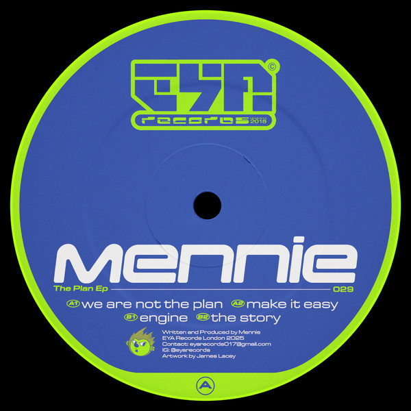 Mennie - The Plan EP | EYA Records (EYA029) - main Mennie - The Plan EP | EYA Records (EYA029) - main