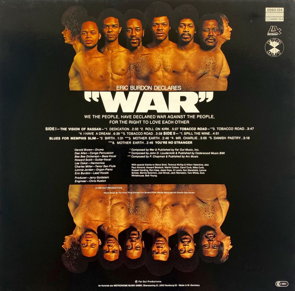 Eric Burdon & War - Eric Burdon Declares “War” | LAX Records (0060.154) - 2 Eric Burdon & War - Eric Burdon Declares “War” | LAX Records (0060.154) - 2