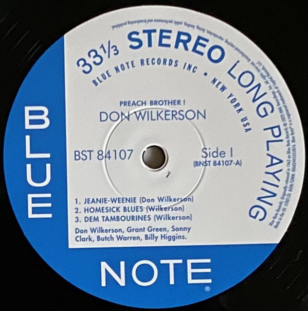 Don Wilkerson - Preach Brother! | Blue Note (4535287) - 3 Don Wilkerson - Preach Brother! | Blue Note (4535287) - 3