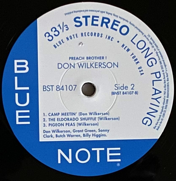 Don Wilkerson - Preach Brother! | Blue Note (4535287) - 4 Don Wilkerson - Preach Brother! | Blue Note (4535287) - 4