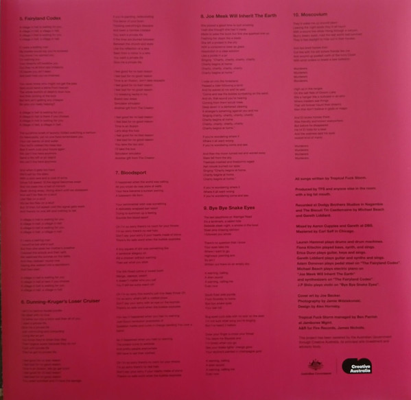 Tropical Fuck Storm - Fairyland Codex | Fire Records (FIRELP789) - 4