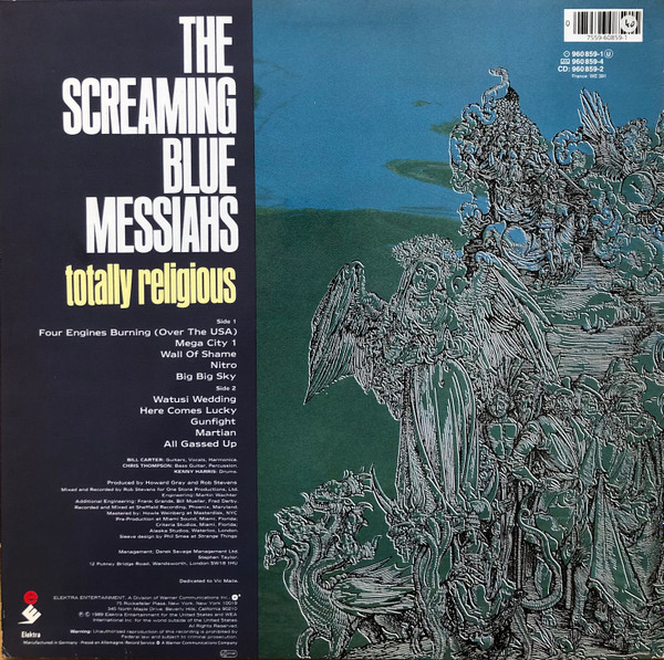 The Screaming Blue Messiahs - Totally Religious | Elektra (960 859-1) - 2