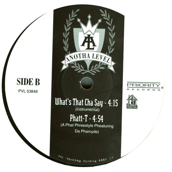 Anotha Level - What's That Cha Say | Priority Records (PVL 53848) - 4 Anotha Level - What's That Cha Say | Priority Records (PVL 53848) - 4
