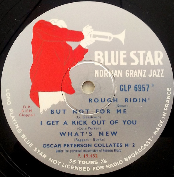 Oscar Peterson - Collates No. 2 | Blue Star (GLP 6957) - 4 Oscar Peterson - Collates No. 2 | Blue Star (GLP 6957) - 4