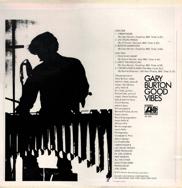 Gary Burton - Good Vibes | Atlantic (SD 1560) - 2 Gary Burton - Good Vibes | Atlantic (SD 1560) - 2