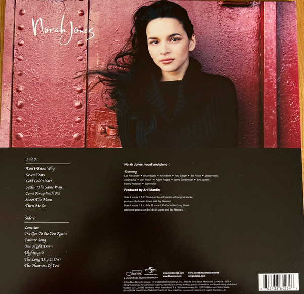 Norah Jones - Come Away With Me | Blue Note (00602438842346) - 3 Norah Jones - Come Away With Me | Blue Note (00602438842346) - 3