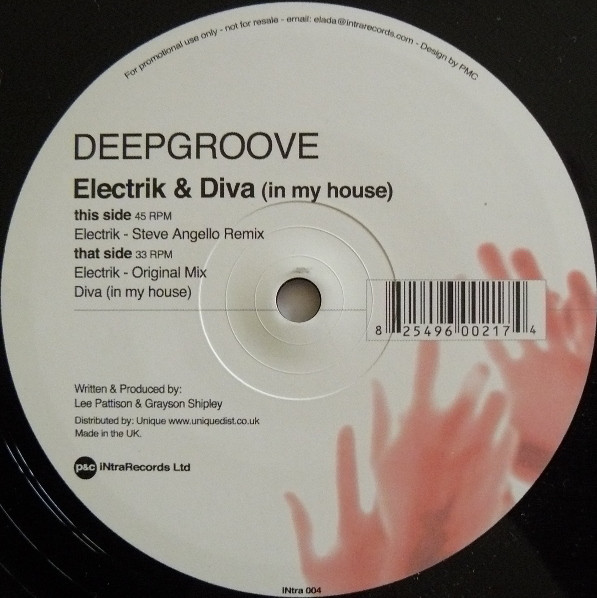 Deepgroove - Electrik / Diva (In My House) | Intra Records (iNtra004)