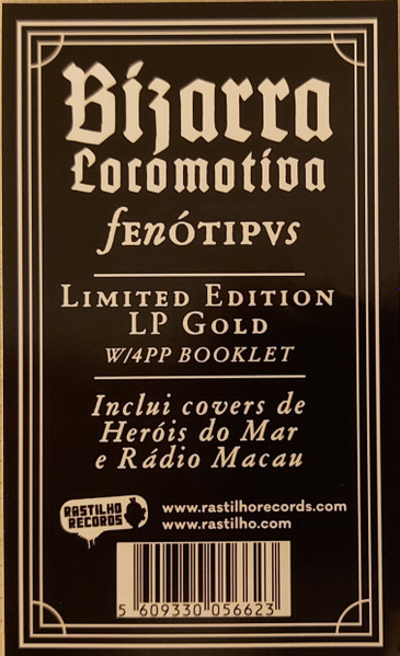 Bizarra Locomotiva - Fenótipvs | Rastilho Records (Rastilho216LP2021) - 4