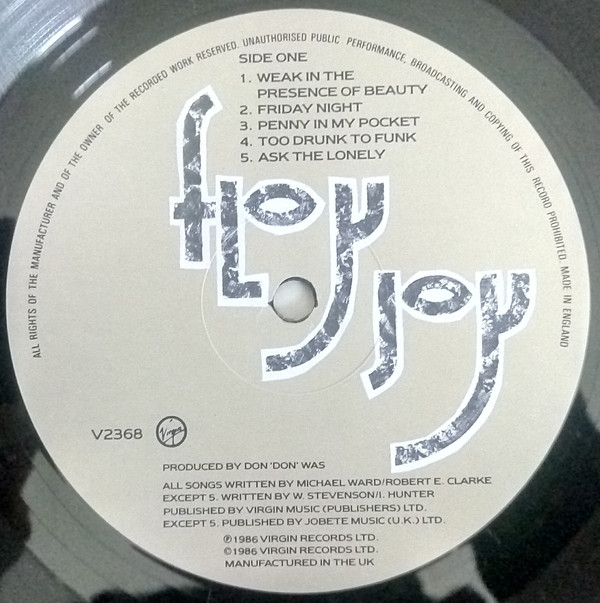Floy Joy - Weak In The Presence Of Beauty | Virgin (V2368)