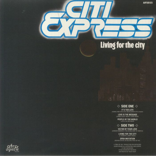 Citi Express - Living For The City | Afrosynth Records (AFS055) - 2