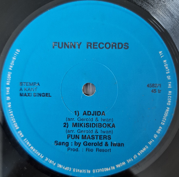 The Funmasters - Adjida | Funny Records (RESS 4582/1) - 3 The Funmasters - Adjida | Funny Records (RESS 4582/1) - 3