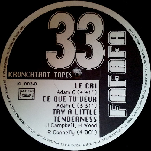 Fafafa - Coupables De Tout | Kronchtadt Tapes (KL03) - 4