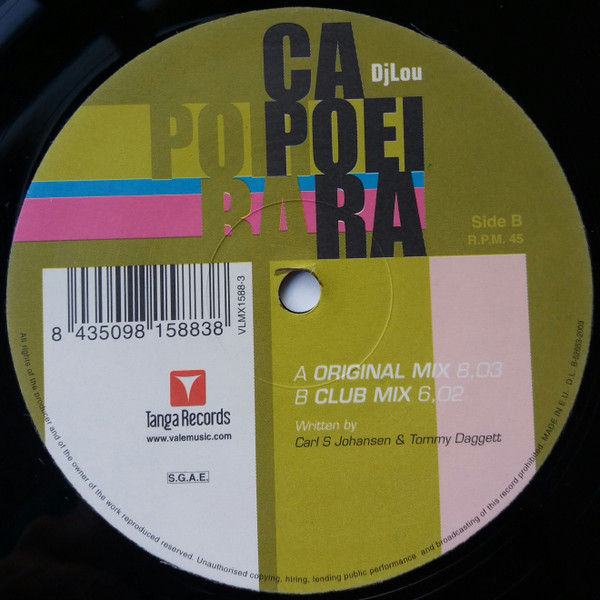 DJ Lou - Capoeira | Tanga Records (VLMX1588-3) - 4