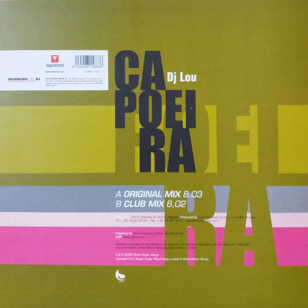 DJ Lou - Capoeira | Tanga Records (VLMX1588-3) - 2