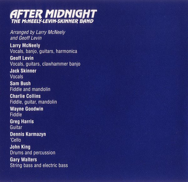 The McNeely-Levin-Skinner Band - After Midnight | Sheffield Lab (CD-30) - 4