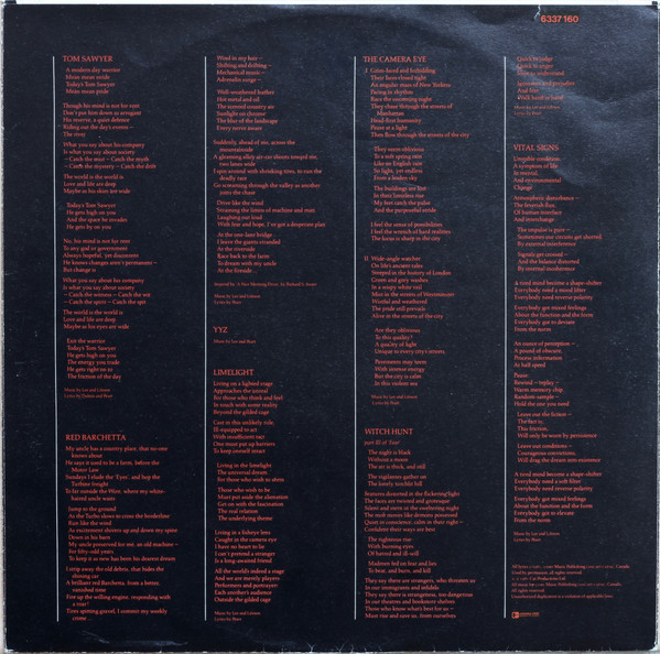 Rush - Moving Pictures | Mercury (6337 160) - 4