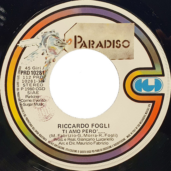 Riccardo Fogli - Ti Amo Però... | Paradiso (PRD 10281) - 3