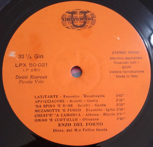 Enzo Del Forno - Enzo Del Forno Vol.2 | Universal (LPX 50021) - 4