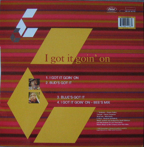 Us3 Featuring Kobie Powell & Rahsaan - I Got It Goin' On | Capitol Records (12CL 708) - 2 Us3 Featuring Kobie Powell & Rahsaan - I Got It Goin' On | Capitol Records (12CL 708) - 2