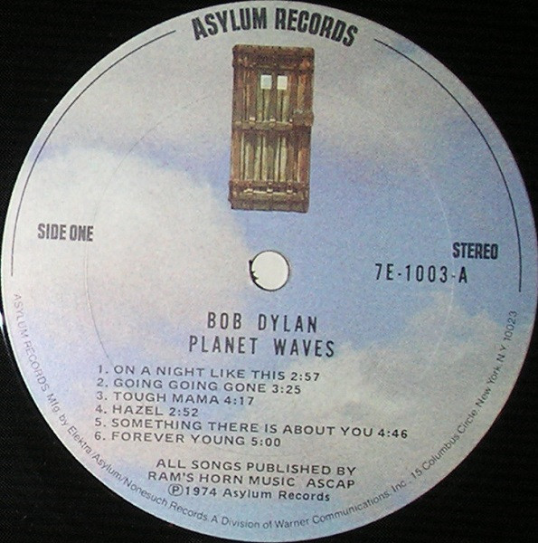 Bob Dylan - Planet Waves | Asylum Records (7E-1003) - 3 Bob Dylan - Planet Waves | Asylum Records (7E-1003) - 3
